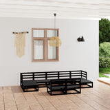 9 Piece Garden Lounge Set Solid Pinewood 3076088