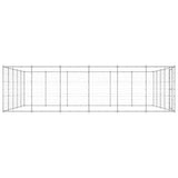 Outdoor Dog Kennel Galvanised Steel 36,3 m 3082329