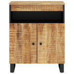 Sideboard with 2 Doors 60x33x75 cm Solid Wood Mango 352913