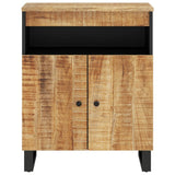 Sideboard with 2 Doors 60x33x75 cm Solid Wood Mango 352913