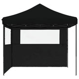 Party Tent Folding Black 292 x 292 x 315 cm Oxford Fabric 42023561