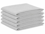 Table Cloth 5 pcs Rectangular White 110 x 140 cm 42040308