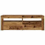 Bedside Cabinets 2 pcs with LEDs Old Wood 60x35x40 cm 3329161