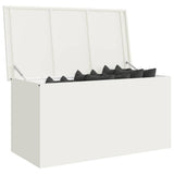 Outdoor Storage Box White 100 x 50.5 x 50 cm Steel 874561