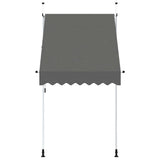 143687 Manual Retractable Awning 150 cm Anthracite