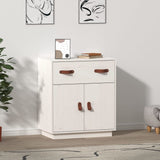 Sideboard White 65.5x40x75 cm Solid Wood Pine 820128