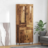 Highboard with Drawer 2 pcs Old Wood Engineered Wood 3415793