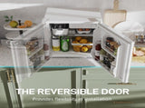 46 Litre Table Top Mini Fridge, Small Fridge with Ice Box, Reversible Door, Adjustable Temperature T3398P343293
