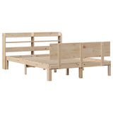 Bed Frame with Headboard without Mattress 140x200 cm 3306827