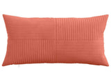 Cushion Cover 6 pcs ALMELO Red Orange 50 x 75 cm Corduroy 915118