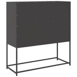 Sideboard Black 100.5x39x107 cm Cold-rolled Steel 853416