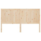 Bed Headboard 140.5x4x100 cm Solid Pine Wood 818085