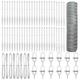 Welded Wire Fence with Spikes 100 x 0.4 m 3353434