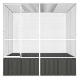 Bird Cage Anthracite 213.5x217.5x211.5 cm Galvanised Steel 171549