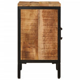 Bed Cabinet 40x30x52.5 cm Solid Rough Wood Mango 358503