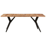 Dining Table 200x90x76 cm Solid Acacia Wood 323571