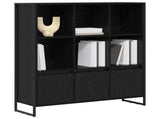 Book Cabinet 2 pcs Black Oak 99.5 x 30 x 108 cm Engineered Wood 3403022