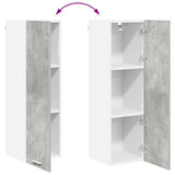 Hanging Cabinet Concrete Grey 30 x 31 x 100 cm Engineered Wood 884333