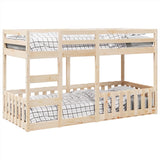 Bunk Bed 80x200 cm Solid Wood Pine 3308586