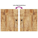 4 Piece Bathroom Furniture Set Solid Wood Mango 3200641