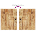 5 Piece Bathroom Furniture Set Solid Wood Mango 3200645