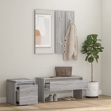 Hallway Furniture Set Grey Sonoma Engineered Wood 3120195