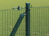 Welded Wire Fence with Concrete Base 10 x 1.2 m 3352405