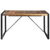 Dining Table 140x140x75 cm Solid Wood 321574