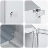 Control Cabinet Grey 47 x 17.5 x 50 cm ABS Plastic 4106500