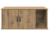 Cat House Artisian Oak 85 x 55 x 50 cm Engineered Wood 8000742