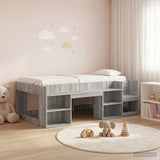 Kids'Bed Frame with Storage Grey Sonoma 80 x 200 cm 3422600