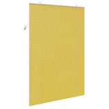 Roller Blind Yellow 150 x 220 cm Bamboo 42006877