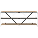 Console Table Artisan Oak 180 x 30 x 75 cm Engineered Wood 881906