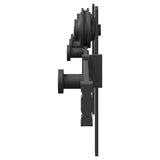 Sliding Door Hardware Kit 183 cm Steel Black 4009712