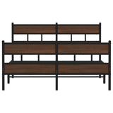 Bed Frame without Mattress with Headboard and Footboard 140x200 cm 4017170