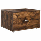 Desk Smoked Oak 131.5 x 50 x 106.5 cm Engineered Wood 3337269