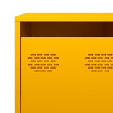 Sideboard Mustard Yellow 135x39x73.5 cm Cold-rolled Steel 3307170