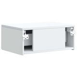 Wall-Mounted Bedside Cabinet 2 pcs White 49 x 34.5 x 20 cm 898446