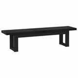 Dining Bench NOAIN 180 x 41 x 45 cm Solid Pine Wood Black 42020918