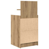 Bedside Cabinet with 2 Drawers Artisan Oak 38x34x80 cm 861371