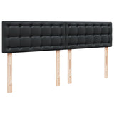 Box Spring Bed with Mattress Black 180x200 cm Faux Leather 3286132