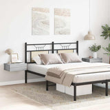 815285 Floating Nightstands 2pcs Grey Sonoma 40x30x15cm Engineered Wood