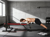Adjustable Weight Bench with Squat Rack and Dip Stand T3398P549442