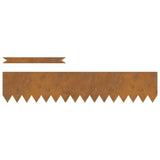 Lawn Edgings 50 pcs Brown 100 x 0.5 x 20 cm Weathering Steel 3335780