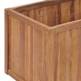 Garden Raised Bed 200x50x50 cm Solid Teak Wood 48975