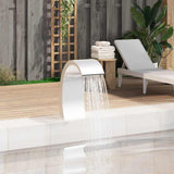 Pool Fountain 22x60x70 cm Stainless Steel 304 148882