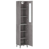 Highboard Grey Sonoma 34.5x34x180 cm Engineered Wood 3199191