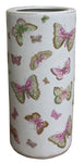 Ceramic Umbrella Stand, Butterfly Design CHA722