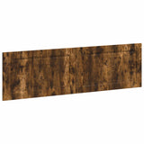 Wall-Mounted Headboard UTRECHT Smoked Oak Engineered Wood 897820