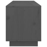 TV Cabinet Grey 105x34x40 cm Solid Wood Pine 818222